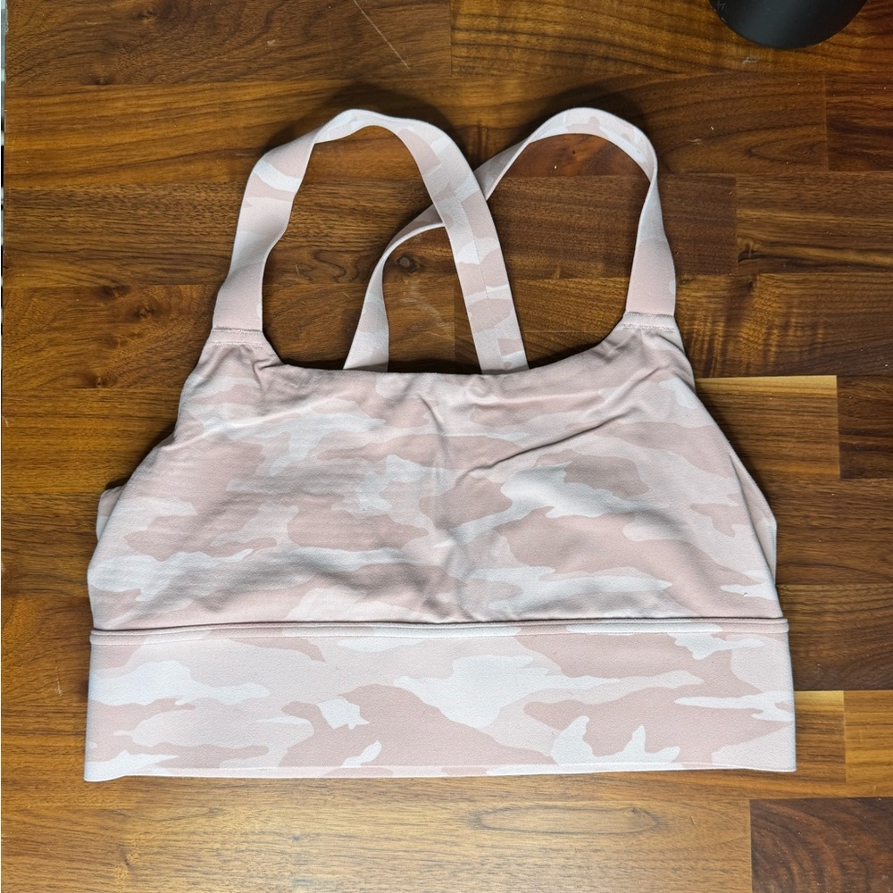 Athleta Blush Camo Sports Bra